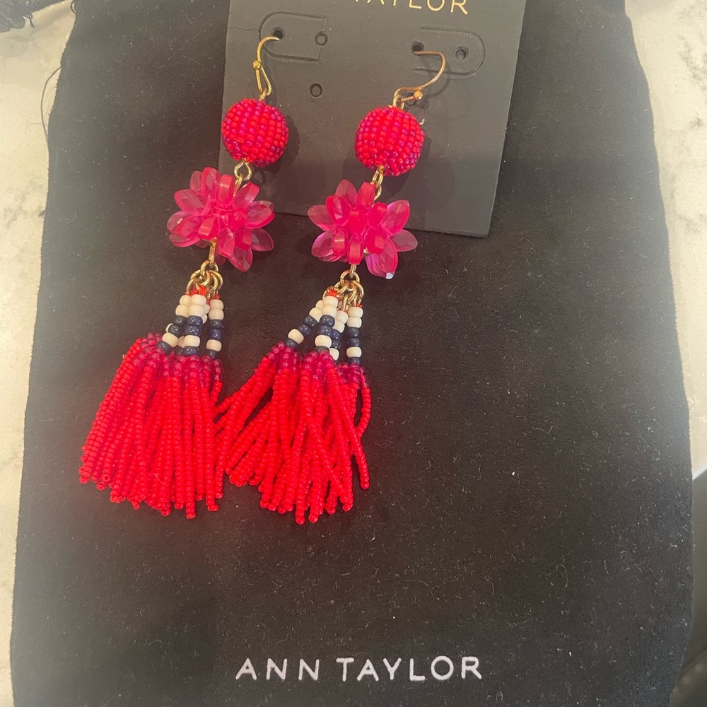Ann Taylor tassel earrings